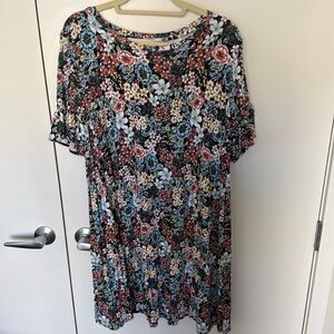 Loft flower t-shirt dress.